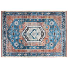 5 x 7 Inch Non-Shedding Distressed Vintage Indoor Area Rug