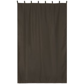 W54*L96in Outdoor Patio Curtain/Coffee