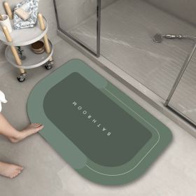 Bathroom Absorbent And Quick-drying Floor Mat (Option: Himalayan Matcha-60x90-1PCS)